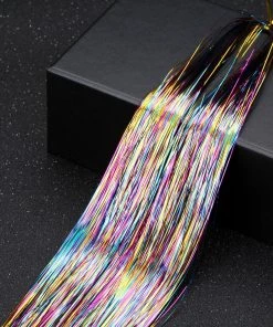 AE Womens Sparkle Tinsel Hair Extensions 14 AE Womens Sparkle Tinsel Hair Extensions