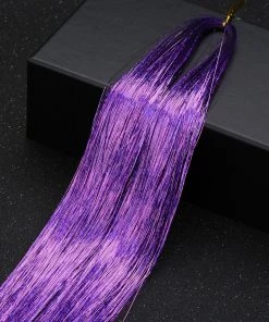 AE Womens Sparkle Tinsel Hair Extensions 16 AE Womens Sparkle Tinsel Hair Extensions