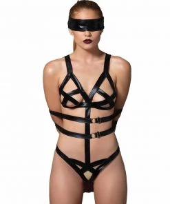 Leg Avenue 3pc Wild Bound Teddy Set