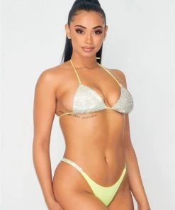 Hot And Delicious Crystallized 2pc Sunsuit