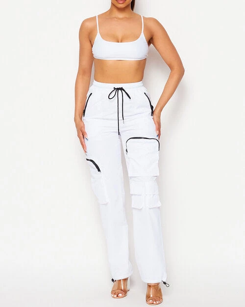 Hot And Delicious Emboldened Ivory 2pc Pants Set New 7 Hot And Delicious Emboldened Ivory 2pc Pants Set New