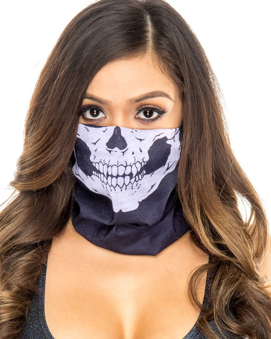 AE Skull Single Layer Face Mask Mens 1 AE Skull Single Layer Face Mask Mens