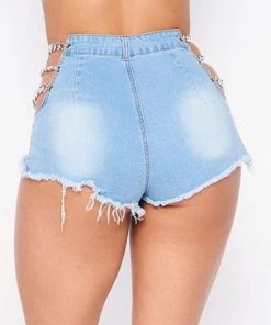Hot And Delicious New Drippin' In Chains Denim Shorts 10 Hot And Delicious New Drippin' In Chains Denim Shorts