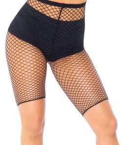 Leg Avenue New Fishnet Biker Shorts