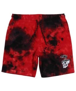 BJD Inc. Skull Paradise Fleece Shorts