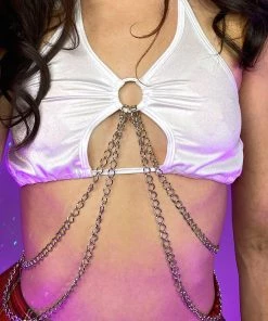 Bodyzone Chain Wrecked Keyhole Top