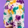BJD Inc. Wax Skull Tie Dye Fleece Shorts