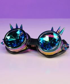 AE Spiky Kaleidoscope Steampunk Goggles