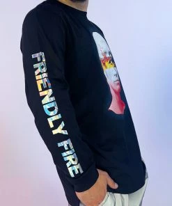 Womens Space Yacht Friendly Fire Long Sleeve Tee