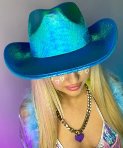 AE Gunslinger Iridescent Cowboy Hat 18 AE Gunslinger Iridescent Cowboy Hat