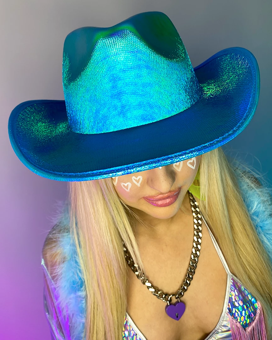AE Gunslinger Iridescent Cowboy Hat 7 AE Gunslinger Iridescent Cowboy Hat