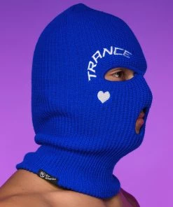 Jarmoo Womens Trance Hug Me Blue Ski Mask