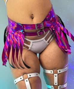 Daisy's Corsets New Fuchsia Feelz Fringe Skirt