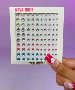 Neva Nude Pastel Gems 100 Individual Crystal Jewels Accessories