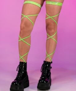 Roma Hypnotic Swirl Metallic Leg Wraps (Pair)