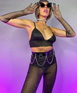 OhYes Fashion New Urban Nights Crop Top