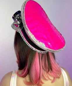KBW Pink Sands Sequin Captain Hat New