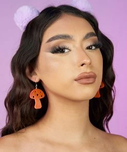 New Nomad Kandi Mushroom Earrings