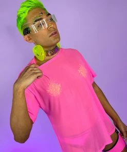 OhYes Fashion Got Ya Covered Oversized Mesh Tee