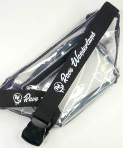 Hua Xin Xing Rui Bags New Black & Clear Rave Wonderland Two Compartment Fanny Pack