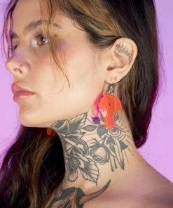 New Nomad Kandi Mushroom Earrings