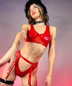 Forplay 2pc Kinky Bliss Red Vinyl Set