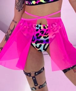 Bodyzone Spin Me Round Mesh Tie Skirt