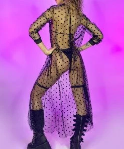 AE Polka Dot Coverup Dress New