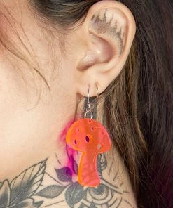 New Nomad Kandi Mushroom Earrings