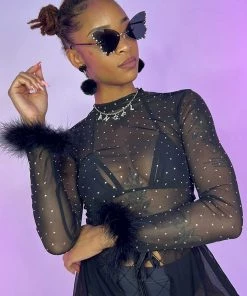 Bear Dance High Class Mesh Long Sleeve Top 13 Bear Dance High Class Mesh Long Sleeve Top