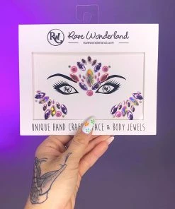 Uniflying Pastel Explosion Festival Face Jewel