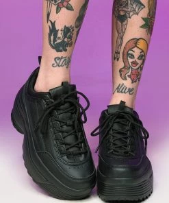 Berness Shoes Black Walkin' On A Dream Sneakers Womens