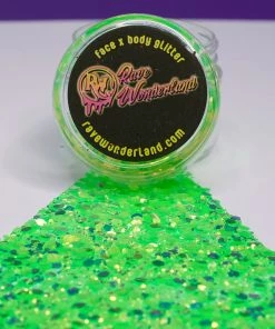 Xucai Slime Time Green Holographic Glitter Accessories