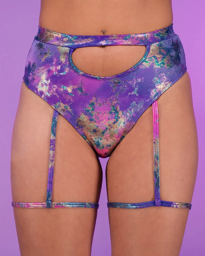 Roma Violet Rebel Keyhole Garter Bottoms New 1 Roma Violet Rebel Keyhole Garter Bottoms New