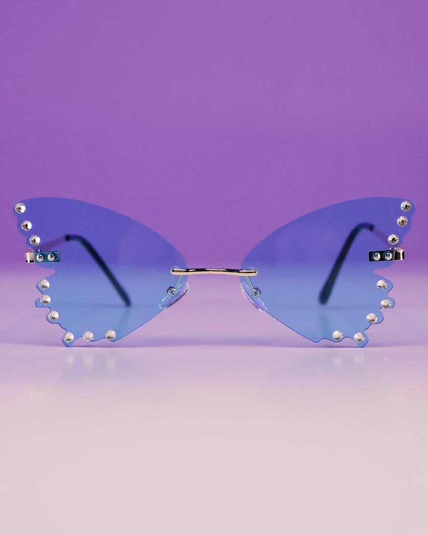 AE Diamond Butterflies Color Sunglasses Womens 3 AE Diamond Butterflies Color Sunglasses Womens