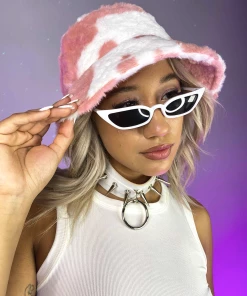 AE Milk And Honey Furry Bucket Hat New