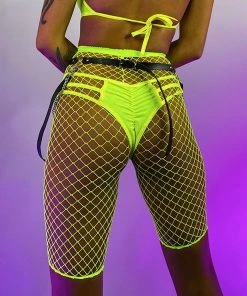 Leg Avenue New Fishnet Biker Shorts