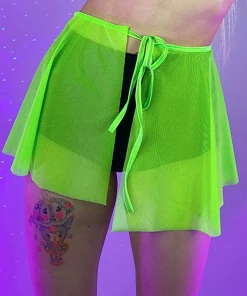 Bodyzone Spin Me Round Mesh Tie Skirt
