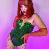Roma 2pc Poison Ivy Sequin Costume
