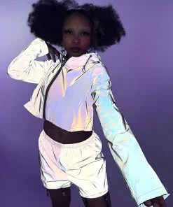 AE New Midnight Chrome Reflective Jacket