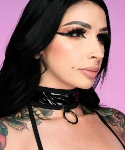 Bodyzone Sugar Baby Black O-Ring Choker New