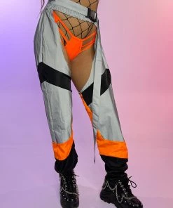 AE New Trip The Light Orange Reflective Chaps