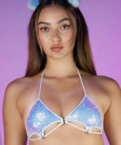 Roma New Lavender Sugar Nova Keyhole Bikini Top