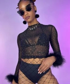 Bear Dance High Class Mesh Long Sleeve Top 16 Bear Dance High Class Mesh Long Sleeve Top