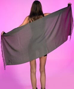 AE Womens Basic Solid Pashmina Scarf