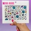 Neva Nude Woodstock Multicolor Pastel Crystal Face Jewels