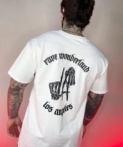 Jarmoo Womens LA Skeleton Hands RW Tee