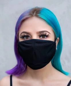 Dippin Daisy's Black Face Mask With Filter (ADULT And KIDS Sizes) Accessories