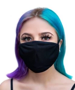 Dippin Daisy's Black Face Mask With Filter (ADULT And KIDS Sizes) Accessories