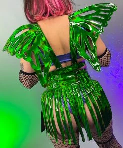 Daisy's Corsets Green Envy Fairy Wings